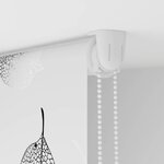 vidaXL Store enrouleur de douche 120x240 cm largeur du tissu 116 cm