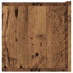 vidaXL Meuble TV mural vieux bois 120x30x30 cm bois d'ingénierie
