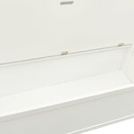 vidaXL Banc Blanc 107x45x75 5 cm Bois de sapin solide