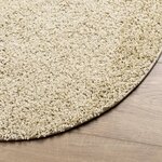 vidaXL Tapis shaggy PAMPLONA poils longs moderne doré Ø 280 cm