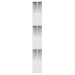vidaXL Bibliothèque/Séparateur de pièce Blanc Bois d'ingénierie
