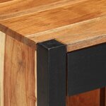 vidaXL Cabinet de chevet 40x35x50 cm en bois massif d'acacia
