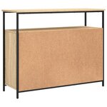 vidaXL Buffet Chêne Sonoma 100x35x80 cm Bois d'ingénierie