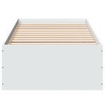 vidaXL Cadre de lit sans matelas blanc 100x200 cm