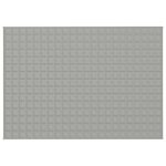 vidaXL Couverture lestée Gris 155x220 cm 7 kg Tissu