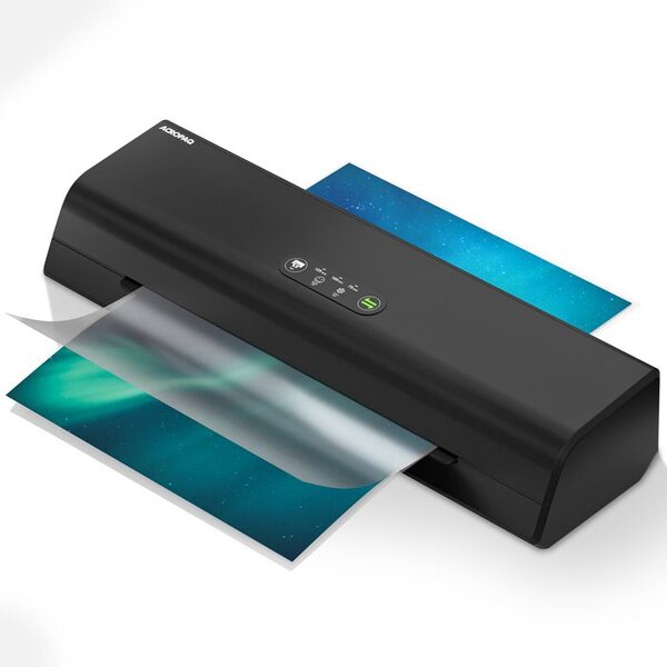 ACROPAQ Plastifieuse Professionnelle A3 A4 A5 80-125 microns- 4 Rouleaux à Chaud et à froid- Réchauffement rapide- Anti-bourrage