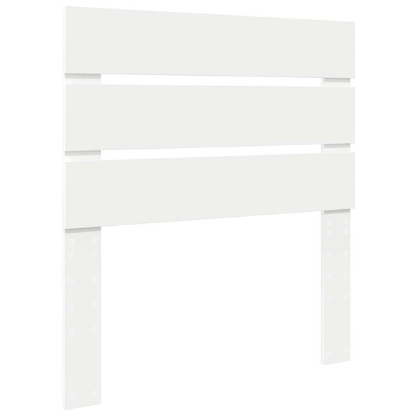 vidaXL Tête de lit Blanc 80 cm Bois d'ingénierie