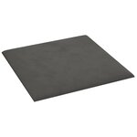 vidaXL Panneaux muraux 12 Pièces Gris foncé 30x30 cm Velours 1 08 m²