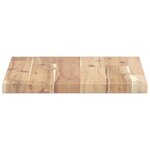 vidaXL Étagères flottantes 3 Pièces 40x30x2 cm acacia massif non traité