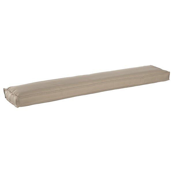 vidaXL Coussin de palettes pour banc Taupe 200x40x8 cm en tissu Oxford
