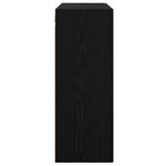 vidaXL Armoire murale suspendue Montage mural Noir 69 5 x 34 x 90 cm