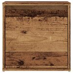 VidaXL Tiroir boîte vieux bois 40 5x40x40 cm bois d'ingénierie