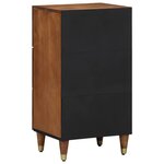 vidaXL Buffet Marron 40 x 33.5 x 75 cm Bois de manguier massif