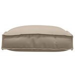 vidaXL Coussins de palette pour sièges 6 Pièces Taupe 40x40x8 cm Tissu Oxford