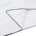vidaXL Duvet d'hiver Blanc 200 x 240 cm Polyester Pêche 105gsm