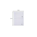 Paquet De 25 Chemises À Fenêtre Forever 130g/m2 - 22x31cm - Blanc - X 16 - Exacompta