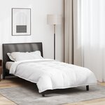 vidaXL Couettes et duvets Blanc 135 x 220 cm Bas