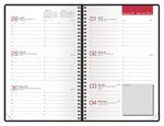 Agenda Semainier Spiralé 'Office' 10 x 15 cm 1 S / 2 Pages Elastique Bleu OXFORD
