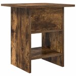 vidaXL Table de chevet Chêne fumé 41 x 40 x 45 cm Bois d'ingénierie