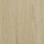 vidaXL Armoire à chaussures Chêne sonoma 59x35x100 5cm Bois d'ingénierie