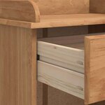 vidaXL Cabinet à vin ASKIM Marron 57 x 37 x 114 cm Bois massif en pin