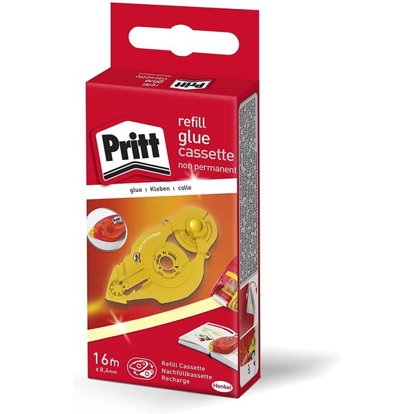 cassette Refill colle non permanent  8 4 mm x 16 0 m PRITT