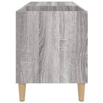 vidaXL Armoire à disques sonoma gris 84 5x38x48 cm bois d'ingénierie