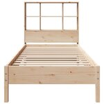 vidaXL Lit bibliothèque sans matelas 100x200 cm bois massif de pin