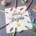 Stylo feutre pen 68 pointe moyenne 1mm rose poudré blush stabilo