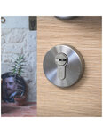 THIRARD - Cylindre de serrure double entrée Federal   30x30mm  nickel  anti-arrachement  anti-perçage  4 clés