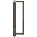 vidaXL Pieds de table de bar en T  2 pièces  noir  40 x 35 x (110-111) cm  acier