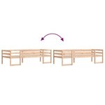 vidaXL Cadre de lit pour enfants sans matelas 90x190 cm pin massif