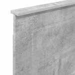 vidaXL Tête de lit Gris béton 80 cm Bois d'ingénierie