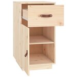 vidaXL Armoire de bureau 40x50x75 cm Bois massif de pin