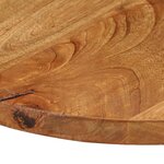vidaXL Dessus de table Ø 70x2 5 cm rond bois de manguier massif