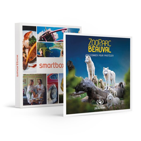 SMARTBOX - Coffret Cadeau Billets pour le ZooParc de Beauval 2026 : 1 entrée adulte et 2 entrées enfant pour 1 journée -  Multi-thèmes