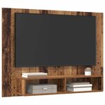vidaXL Ensemble meuble TV Montage mural Bois Ancien 120 x 23 5 x 90 cm