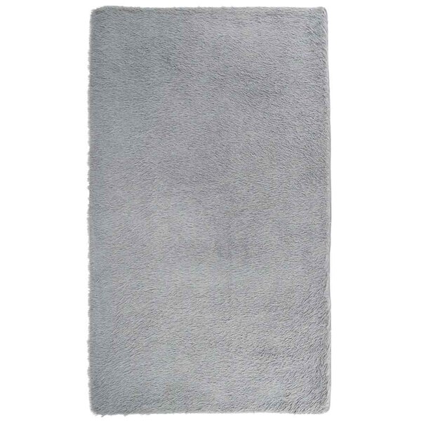 vidaXL Tapis Shaggy à poils longs NAVARRA gris clair 60x100 cm