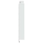 vidaXL Cabinet de Tête de Lit avec LED Blanc 140 x 16 5 x 103 5 cm