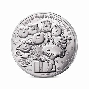 Snoopy - Monnaie de 100€  Argent