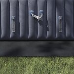 vidaXL Couverture de piscine rectangulaire Noire PVC 750 x 372 cm