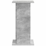 vidaXL Support de Plante 2 pc Gris béton 30 5 x 30 x 60 5 cm