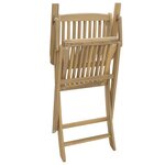 vidaXL Chaises pliables de jardin lot de 4 bois massif d'acacia
