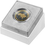 Pièce de monnaie en Argent 1000 Satoshi g 31.1 (1 oz) Millésime 2026 United Crypto States UKRAINE LAND OF FREEDOM
