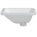vidaXL Évier salle de bain blanc 30 5x27x14 cm rectangulaire céramique