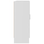 vidaXL Bibliothèque Blanc 82 5x30 5x80 cm Bois d'ingénierie