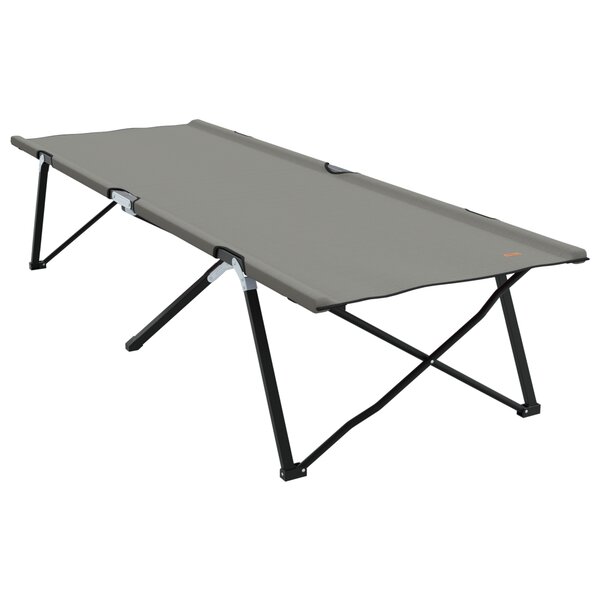 vidaXL Lit de soleil pliant avec sac de transport en tissu Oxford 600D gris