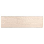 vidaXL Coureur de Tapis MARSA Crème 80 x 300 cm Polyester et PVC