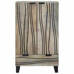 vidaXL Meubles et étagères de rangement pour médias Blanc et Noir