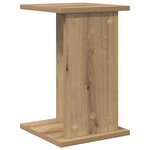 vidaXL Support de Plante Chêne artisanal 25 x 25 5 x 40 5 cm
